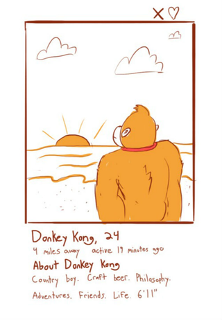 Illustration for article titled If Video Game Characters Used Tinder